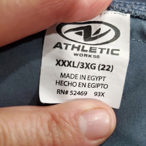 Athletic Works Jogger Pants Womens Blue XXXL Side Pockets Athleisure Wear - Picture 7 of 9